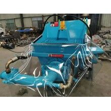 GYP-90Ⅱ液壓泵送濕噴機相比第一代泵送壓力高，輸送距離遠
